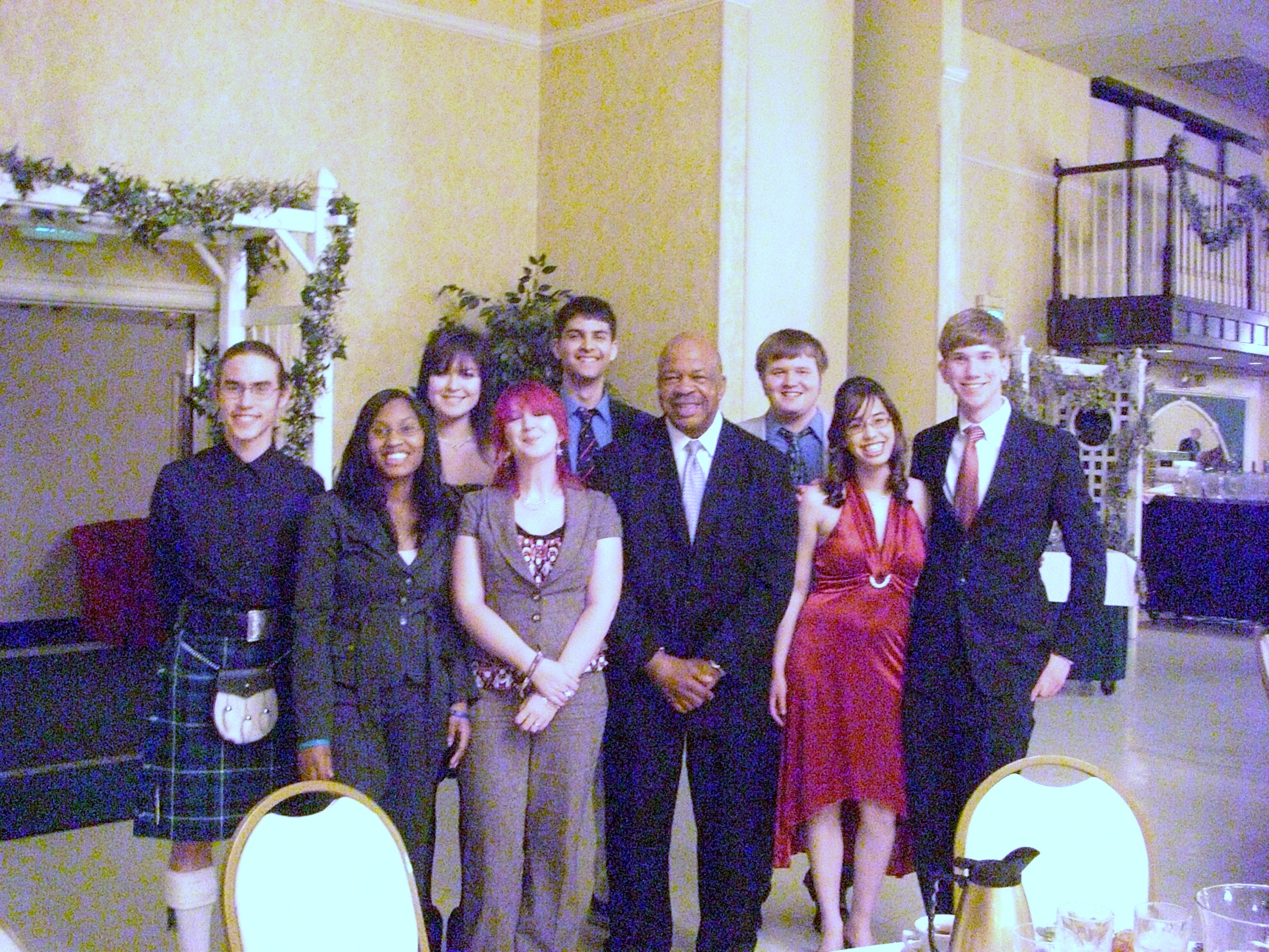 Club with Congressman Elijah Cummings at JJ Dinner 2008