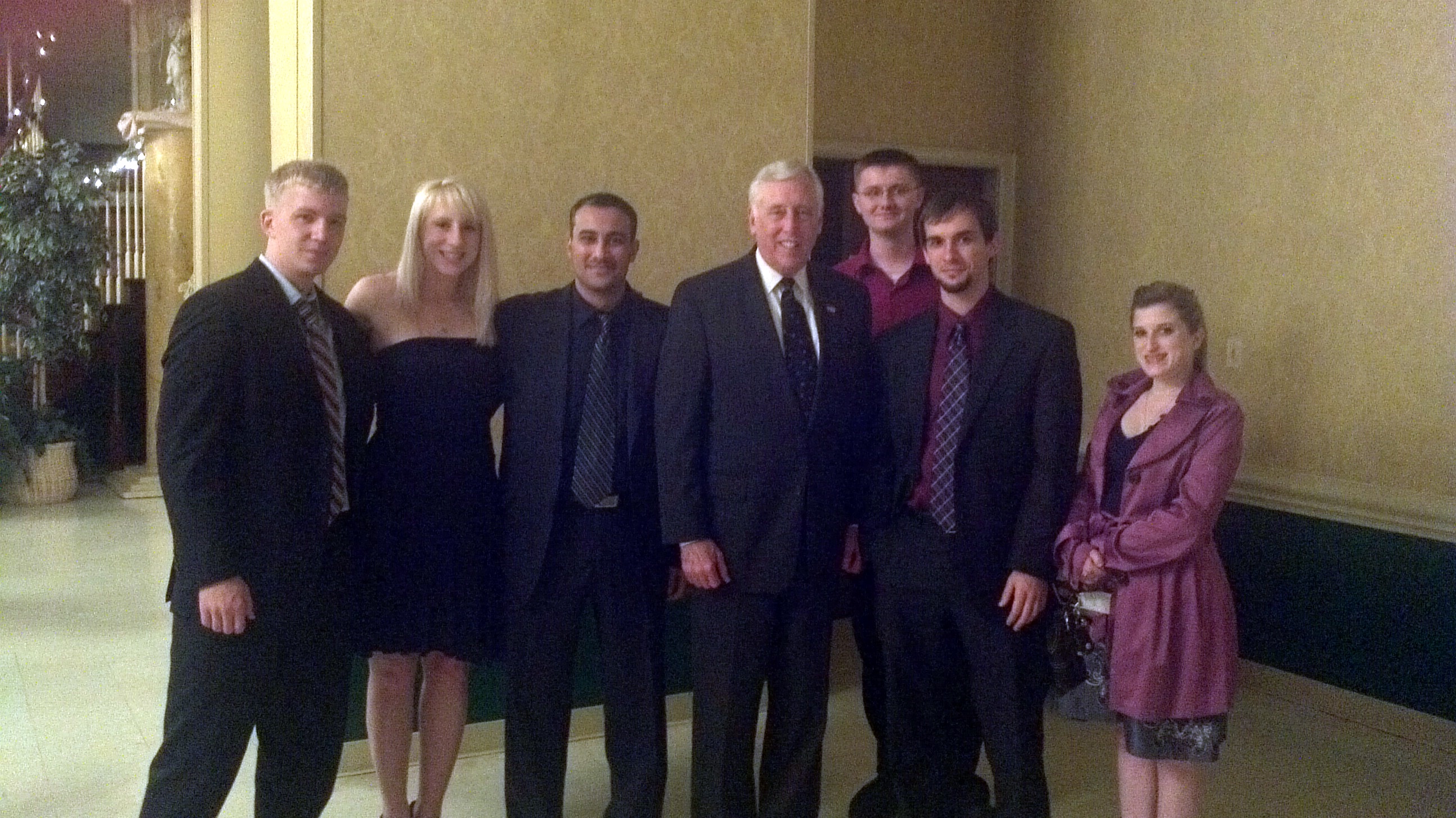 Students with Steny Hoyer